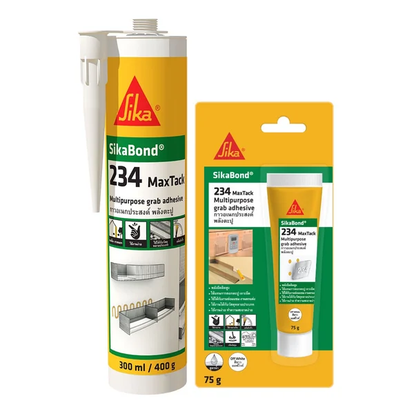 SikaBond®-234 Maxtack กาวตะปูสูตรน้ำ ส่วนผสมเดียว