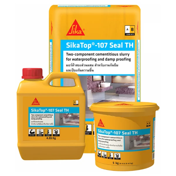 SikaTop®-107 Seal TH ซีเมนต์กันซึม 2 ส่วนผสม 25 กก.