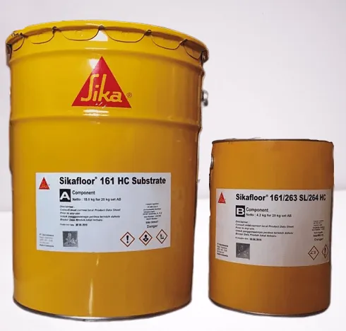 Sikafloor-161 HC อีพ๊อกซี่รองพื้น ปรับระดับ 2 ส่วนผสม ชุด 20 กก.