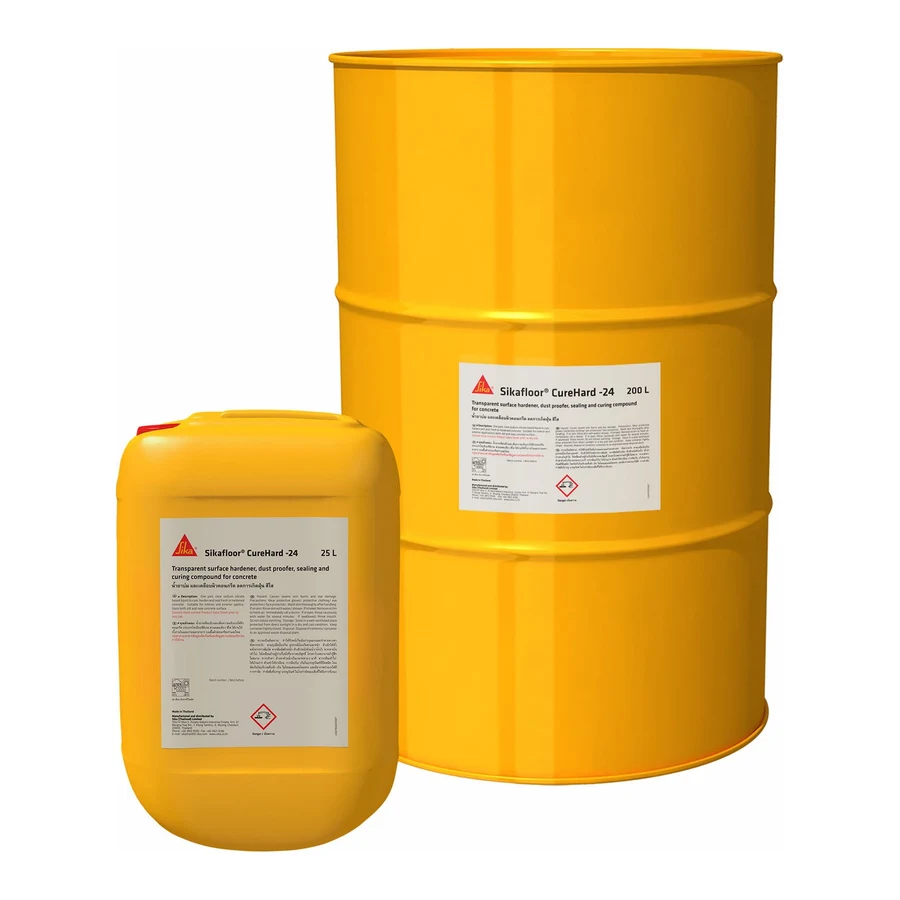 Sikafloor® CureHard-24 น้ำยาบ่มและเคลือบผิวคอนกรีต สีใส ช่วยลดการเกิดฝุ่น