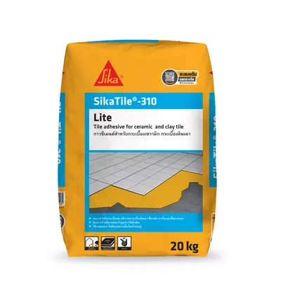 SikaTile®-310 Lite กาวซีเมนต์สำหรับกระเบื้องเซรามิก กระเบื้องดินเผา