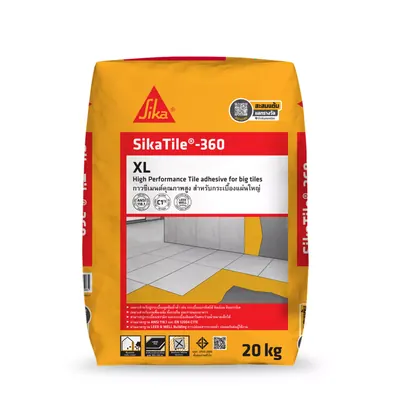SikaTile®-360 XL กาวซีเมนต์ติดกระเบื้องคุณภาพสูงสำหรับกระเบื้องแผ่นใหญ่