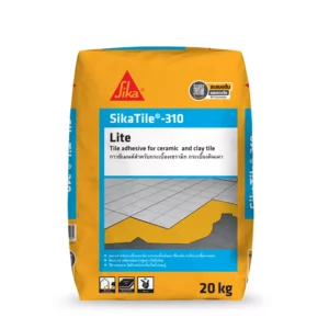SikaTile-310 Lite กาวซีเมนต์ปูกระเบื้องเซรามิกและดินเผา 20 กก.