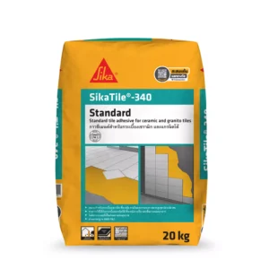 SikaTile-340 Standard กาวซีเมนต์ปูกระเบื้องเซรามิกและแกรนิตโต้ 20 กก.